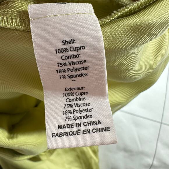 Cinq a Sept Pants Womens Small Green Giles Cupro Jogger Cargo Crop Pull On Tea - Picture 5 of 14